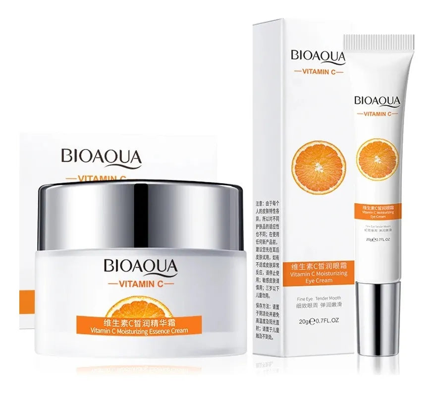 Combo Hidratante y Blanqueador de Vit C BioAqua