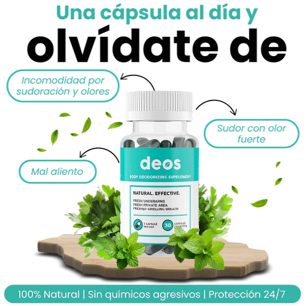 DEOS - Cápsulas Desodorantes Naturales