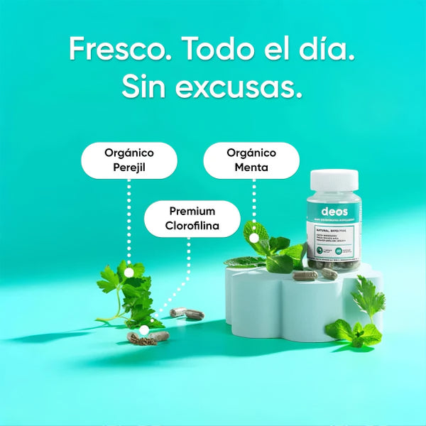 DEOS - Cápsulas Desodorantes Naturales