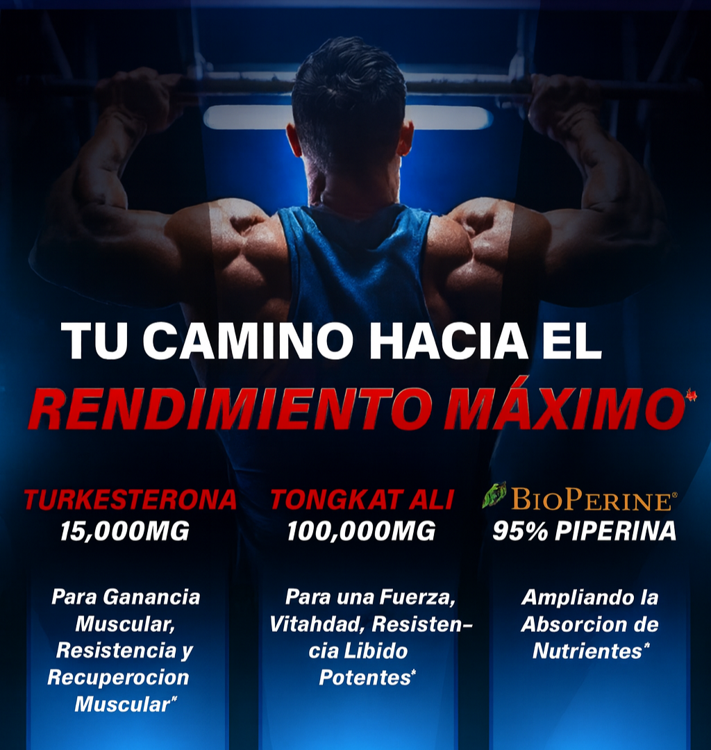 Turkesterone Performance - Potencia y Fuerza Natural 🔥
