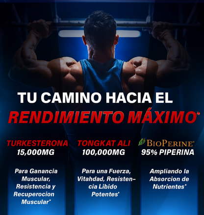 Turkesterone Performance - Potencia y Fuerza Natural 🔥