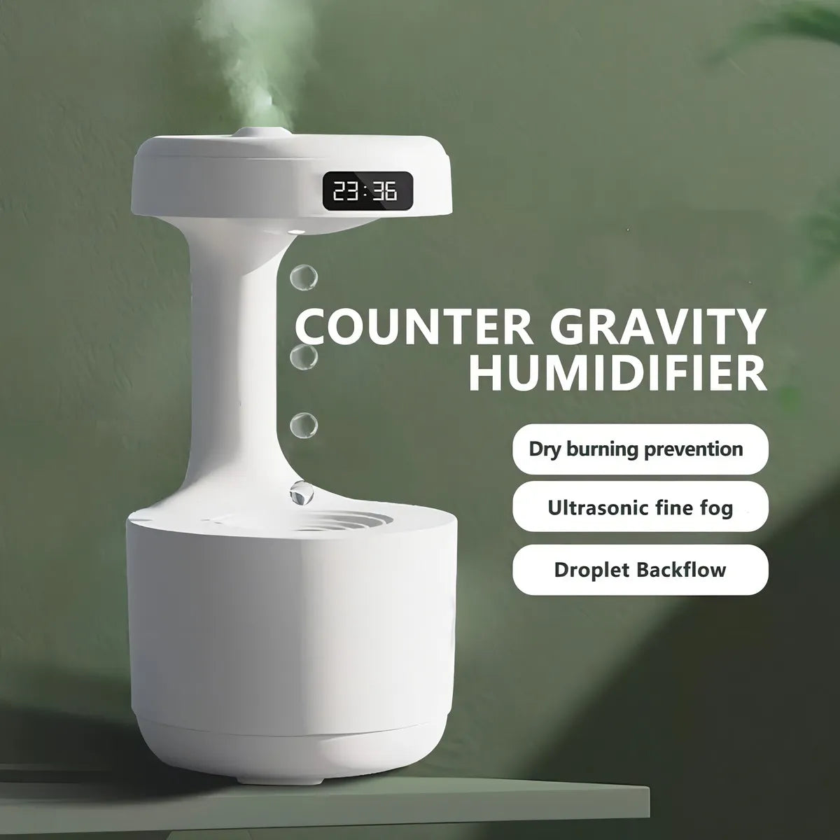 Humidificador Efecto Antigravedad Premium