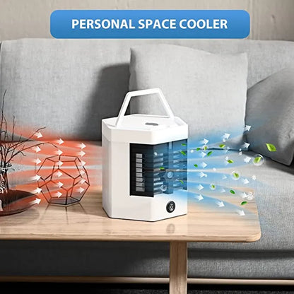 Mini Aire Acondicionado 3 en 1 | Frescura Portátil, Vida Confortable