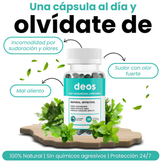DEOS - Cápsulas Desodorantes Naturales
